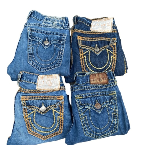 Lot of 4 Vintage True Religion Jeans Size 34 - Picture 10 of 16